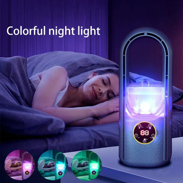 Portable Air Conditioner Bladeless Quiet USB & Wall Plug