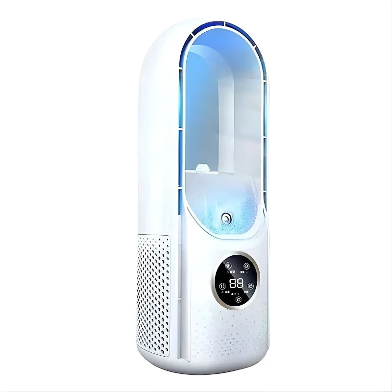 Portable Air Cooler Bladeless Quiet Refillable Pads