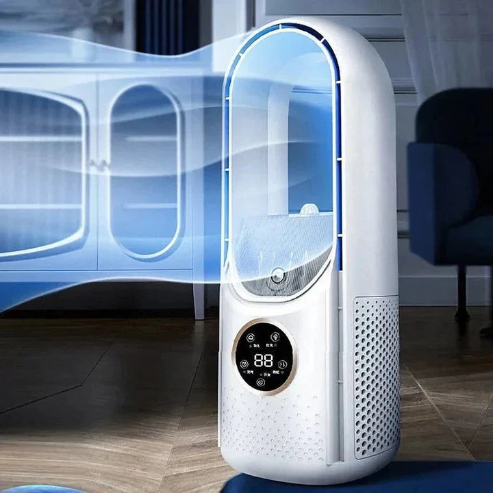 Portable Air Cooler Bladeless Quiet Refillable Pads