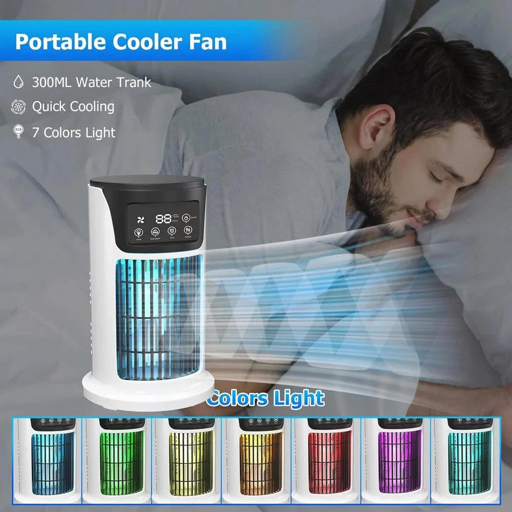 Portable Air Cooler USB-Powered Cotton Filter & Humidifier
