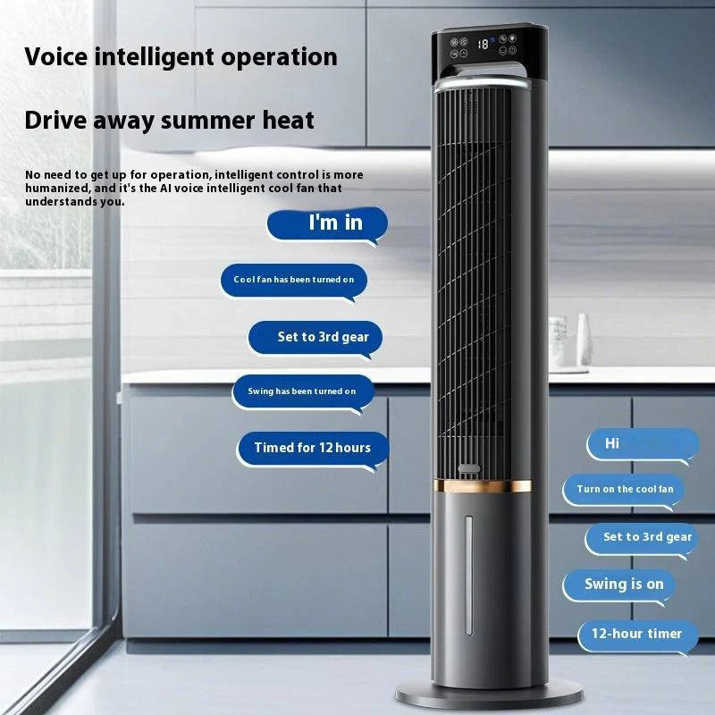 Portable Air Cooler Vortex Turbine Remote & 12-Hour Timer