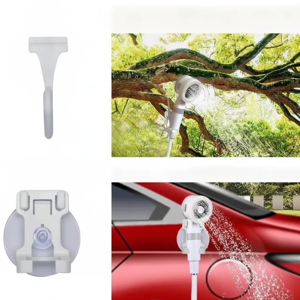 Portable Camping Shower USB Rechargeable Adjustable Pressure