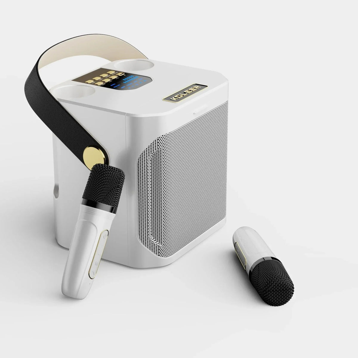 Portable Karaoke Speaker Dual Mic 8-Hour Battery