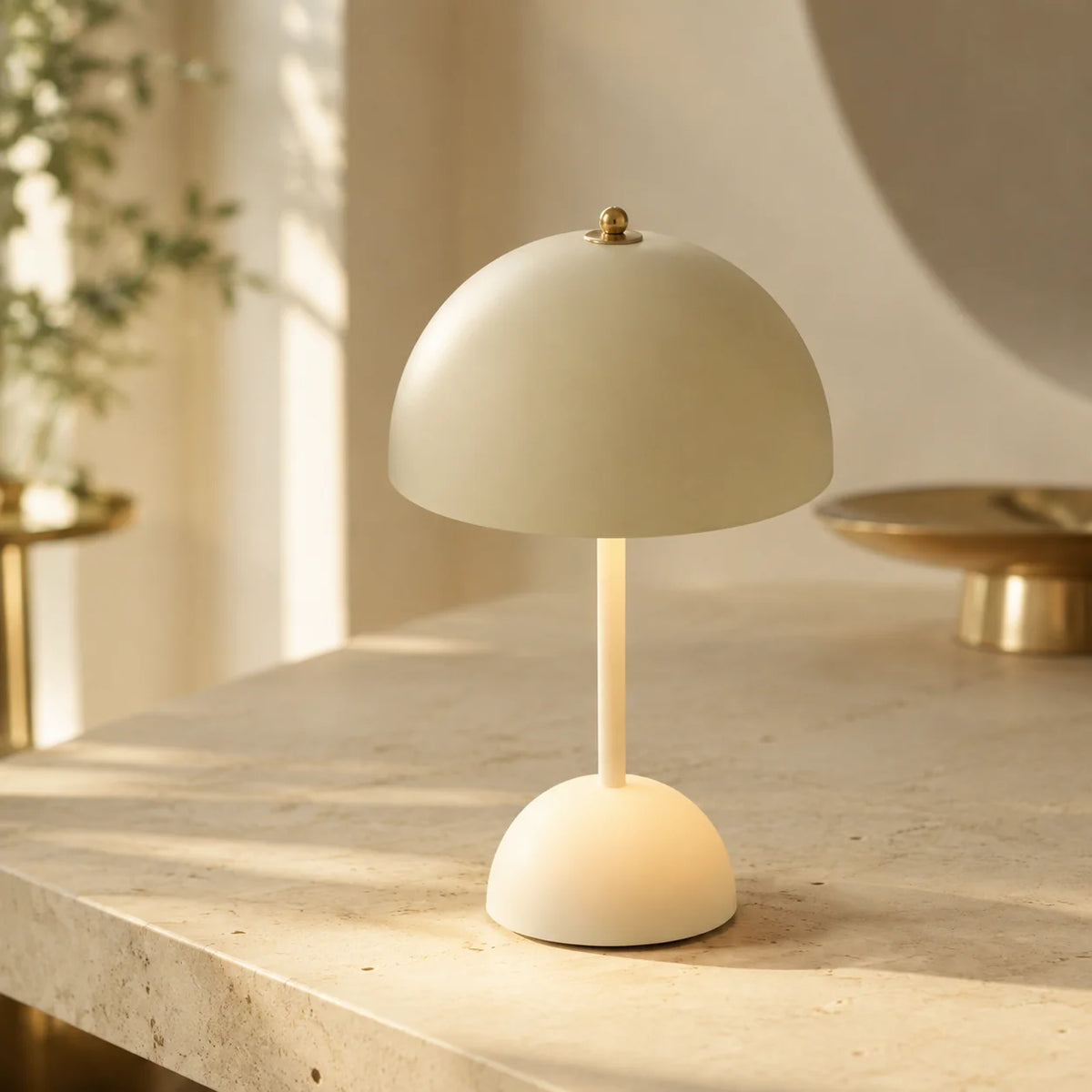 Portable Table Lamp Cordless USB Rechargeable Touch Control