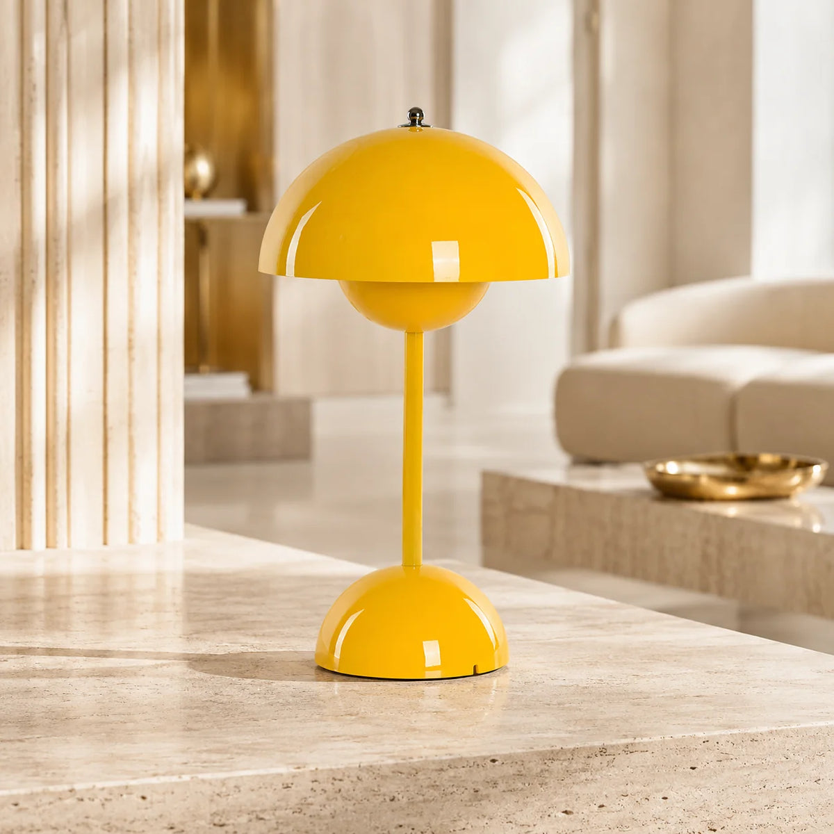 Portable Table Lamp Cordless USB Rechargeable Touch Control