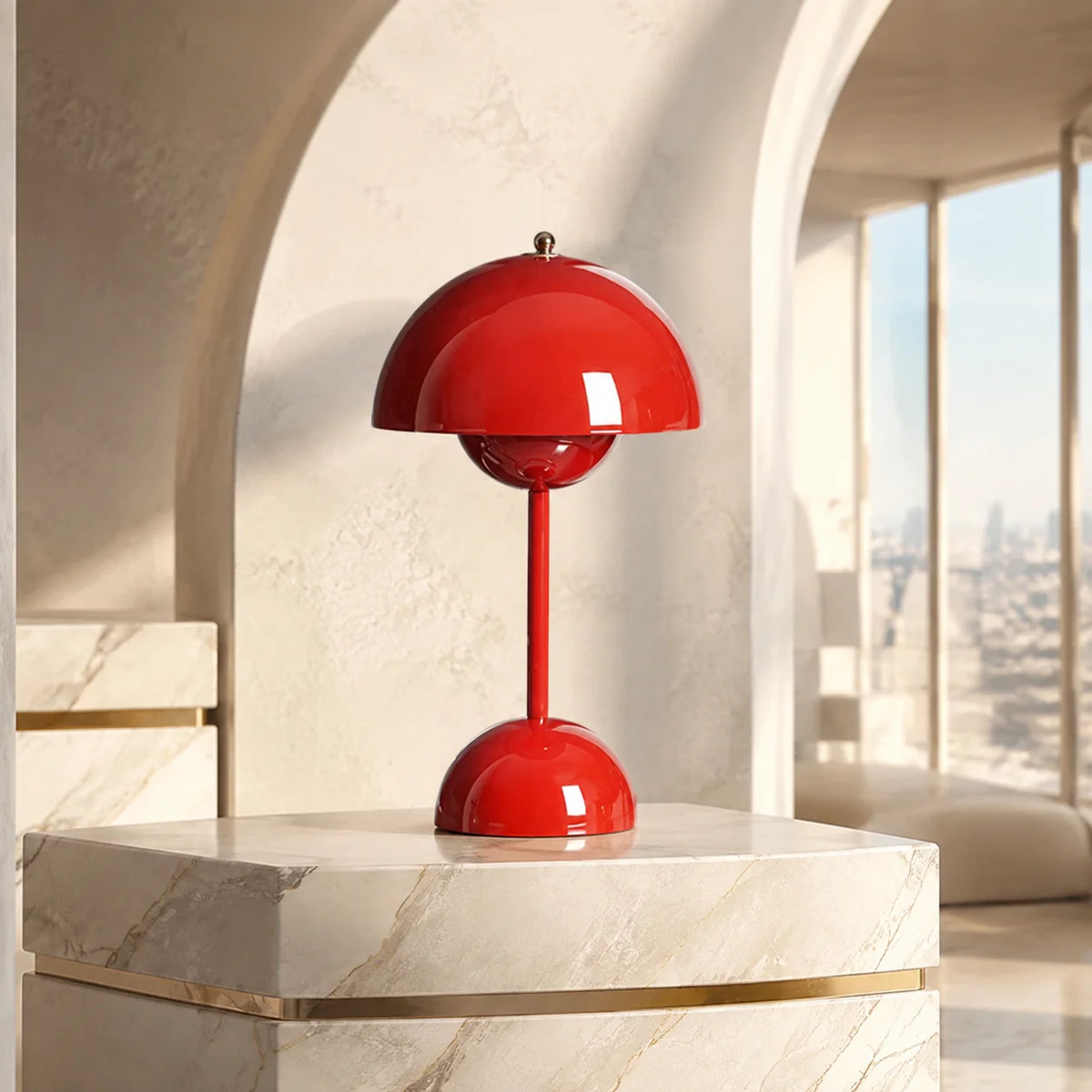 Portable Table Lamp Cordless USB Rechargeable Touch Control