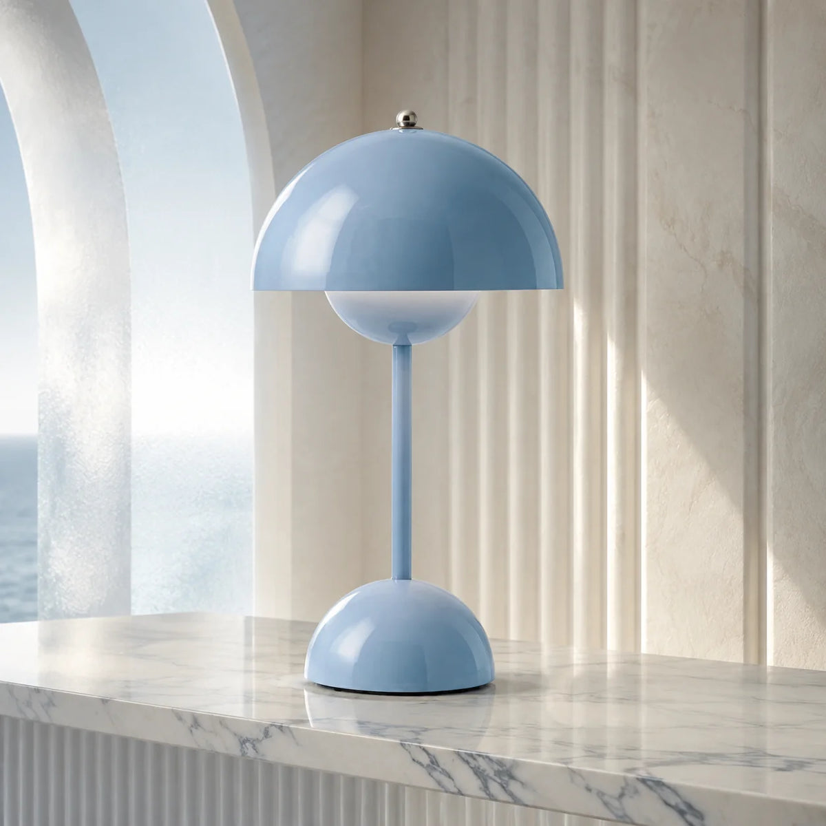Portable Table Lamp Cordless USB Rechargeable Touch Control