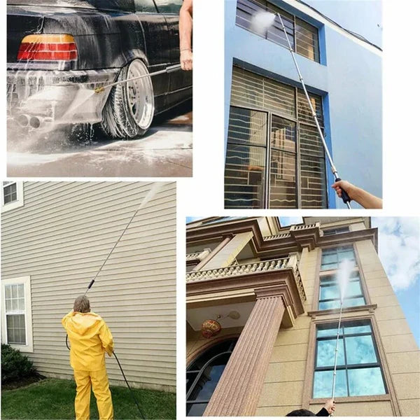 Pressure Washer Wand 10-Foot Telescoping Aluminum Alloy 4000 PSI