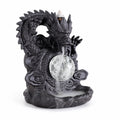 Purple Clay Dragon Waterfall Backflow Incense Burner (For Cone Incense)