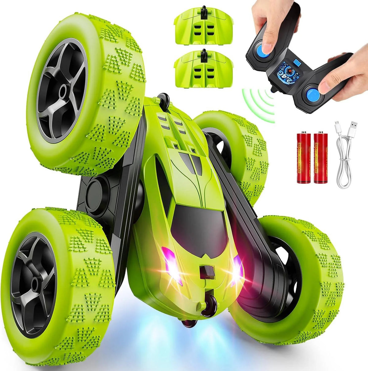 RC Stunt Car 4WD 360 Degree Flips 90-Minute Battery