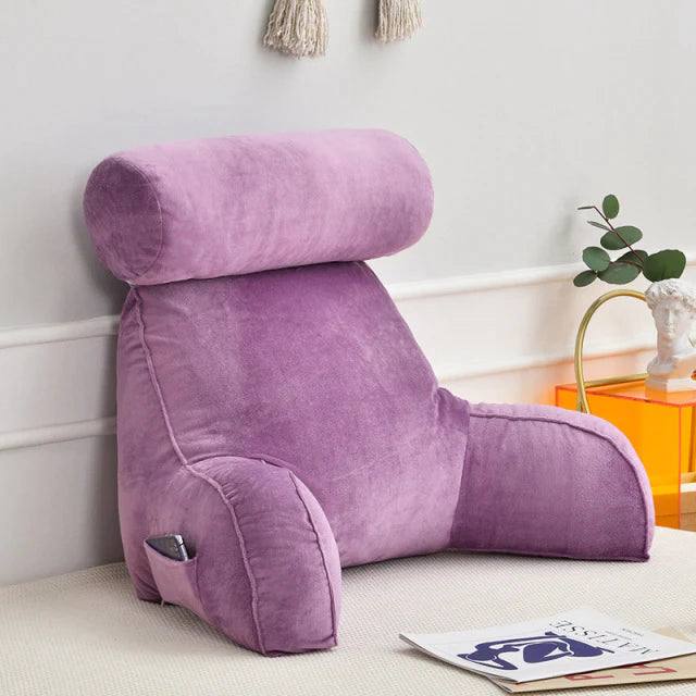 Reading Pillow Ultra-Plush Ergonomic Backrest & Armrests