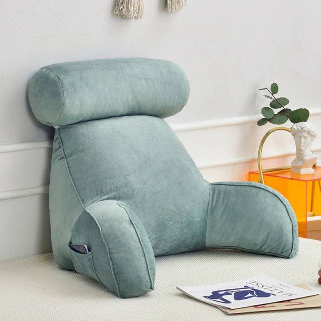 Reading Pillow Ultra-Plush Ergonomic Backrest & Armrests