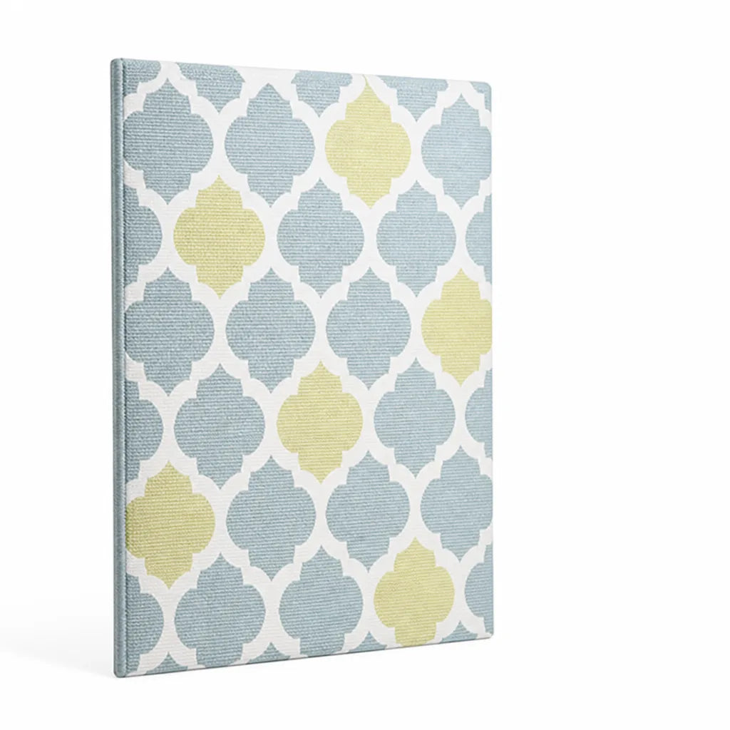 Rectangular Rug Flatwoven Cotton Quatrefoil 120x180 Cm