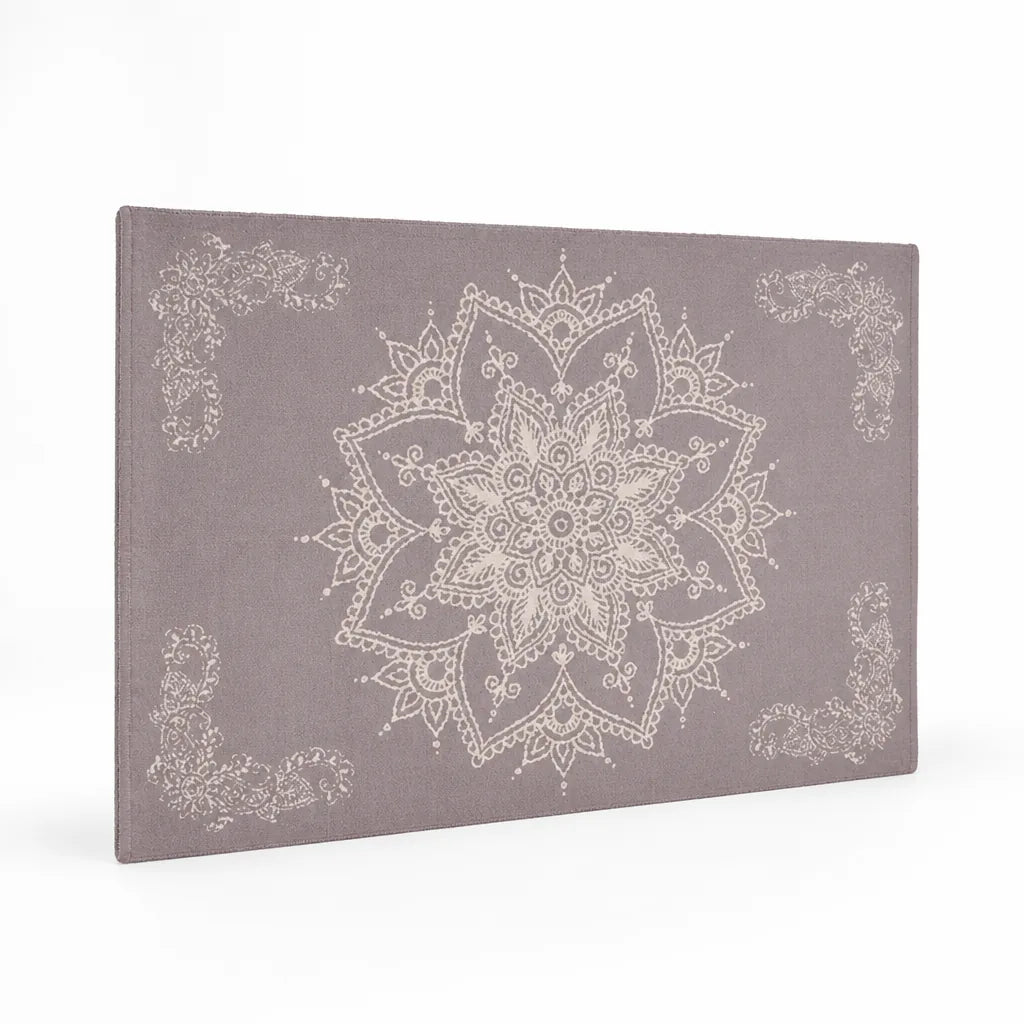 Rectangular Rug Flatwoven Cotton Quatrefoil 120x180 Cm