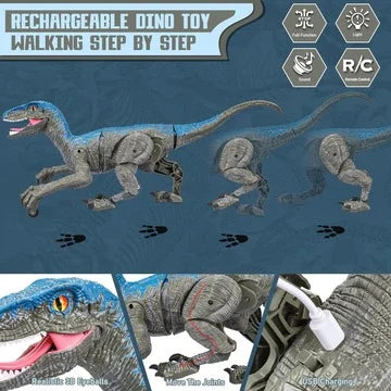 Remote Control Dinosaur Walking & Turning USB Rechargeable