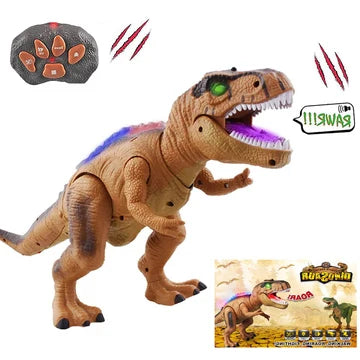 Remote Control T-Rex Walking & Roaring LED Lights
