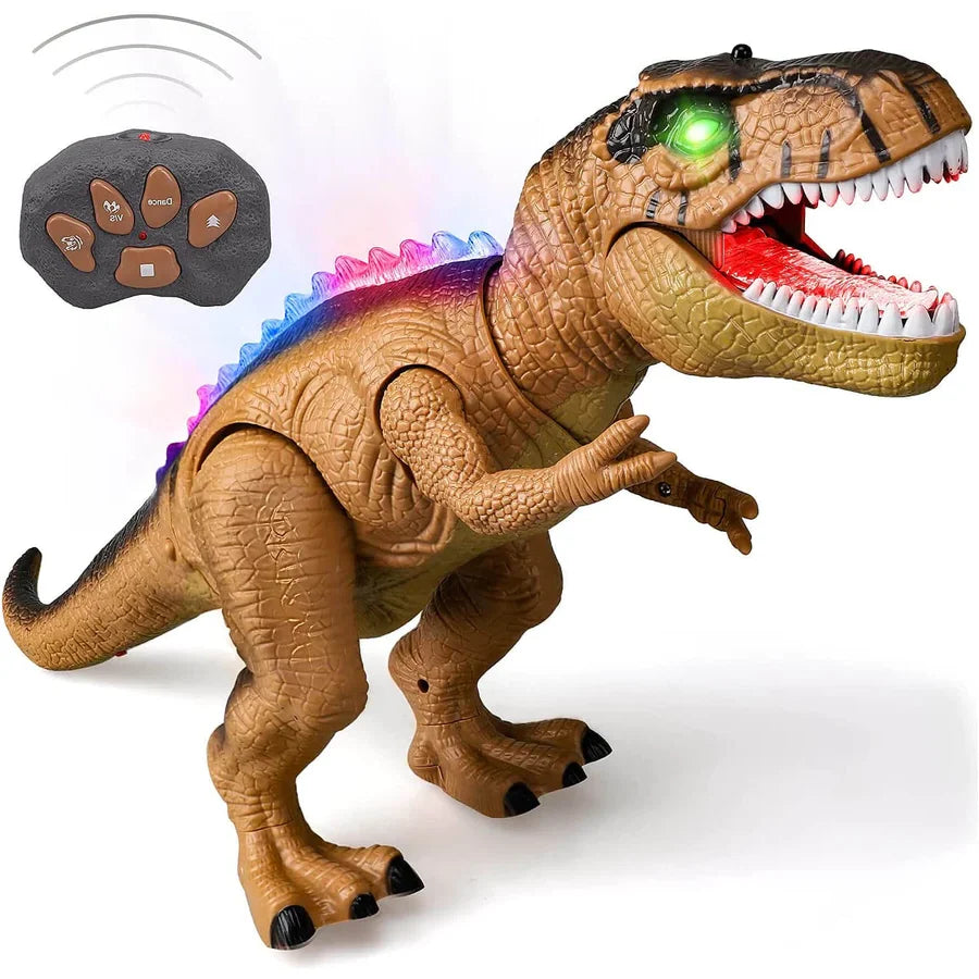 Remote Control T-Rex Walking & Roaring LED Lights