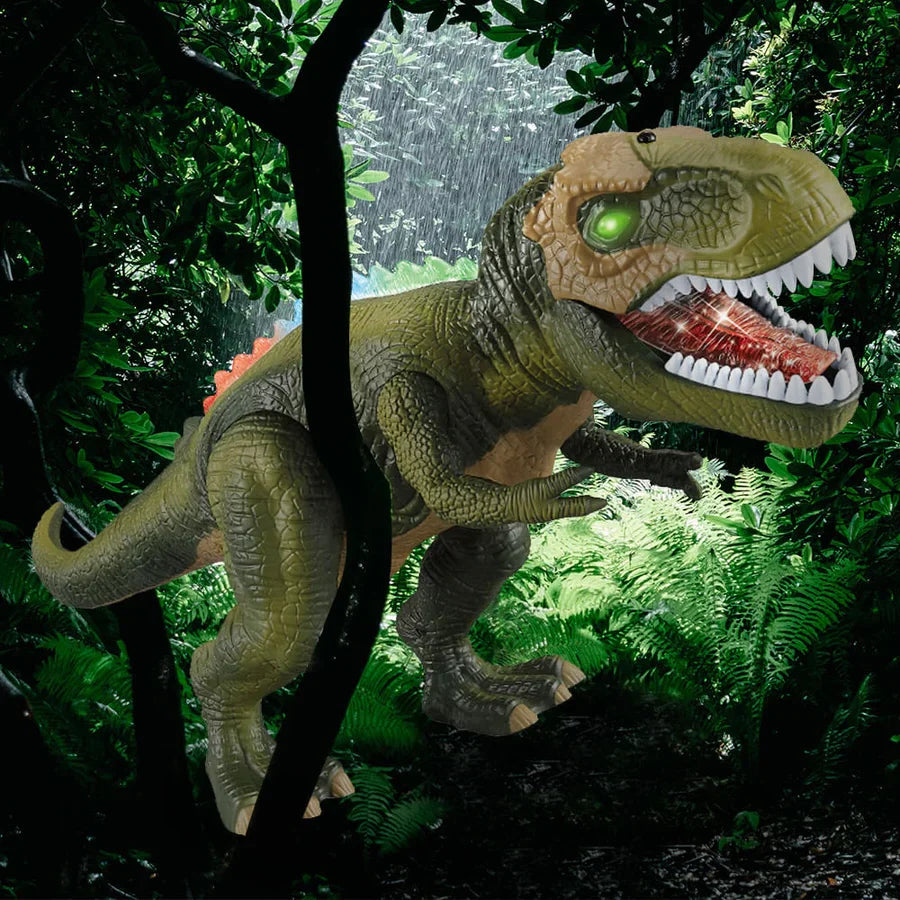 Remote Control T-Rex Walking & Roaring LED Lights