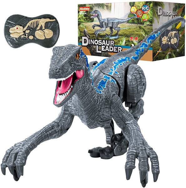 Remote Control Velociraptor Walking & Growling 3D Eyes