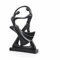 Resin Abstract Dancers Tabletop Sculpture (30 x 22 cm)