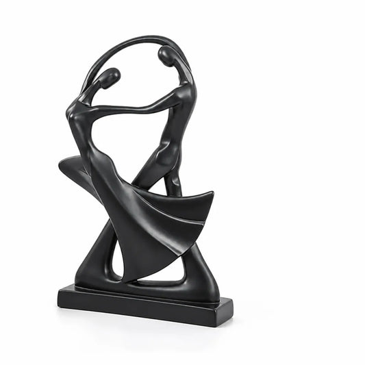 Resin Abstract Dancers Tabletop Sculpture (30 x 22 cm)