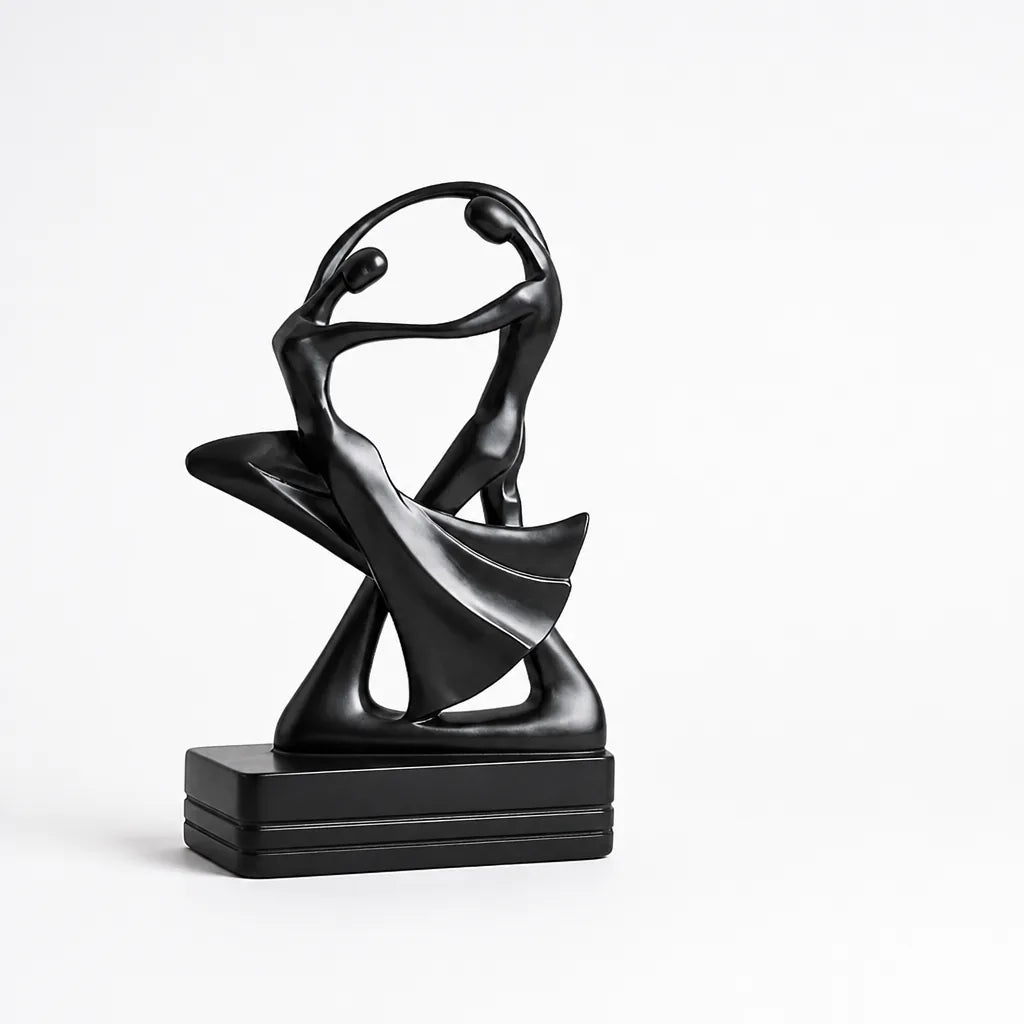 Resin Abstract Dancers Tabletop Sculpture (30 x 22 cm)