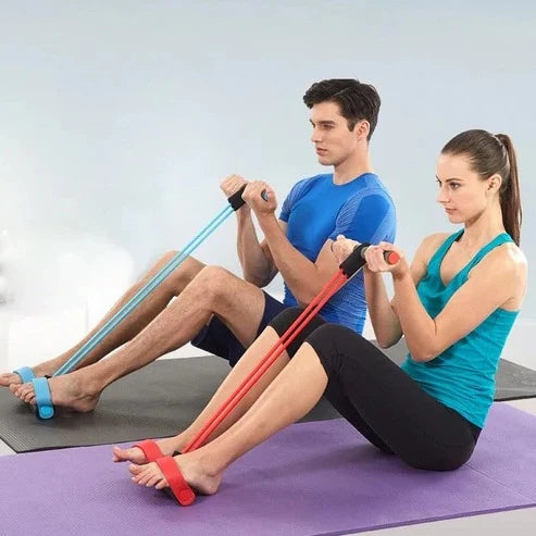 Resistance Bands Pedal & Handle Set
