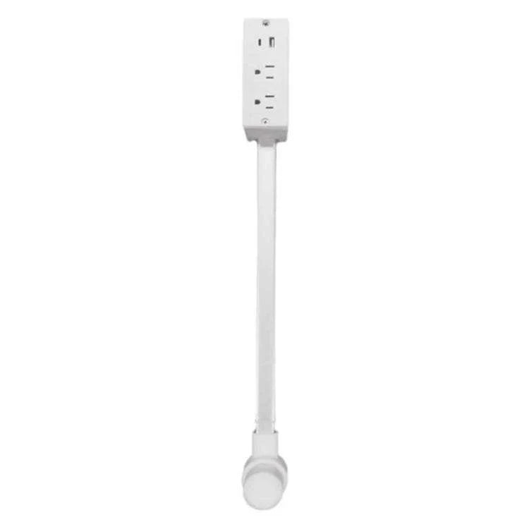 Retractable Power Strip 30in Cord USB-C Phone Holder