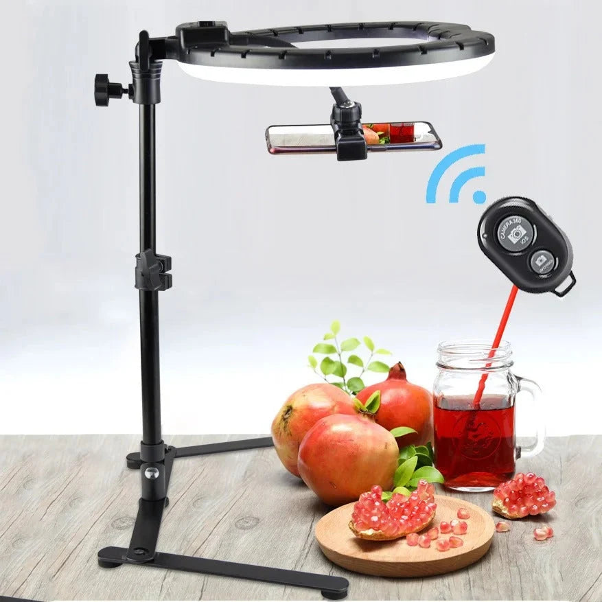 Ring Light Kit USB Powered Rotating Phone Mount
