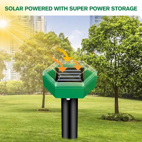 Rodent Repeller Solar-Powered Ultrasonic Spikes