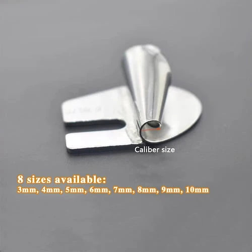 Rolled Hem Presser Foot Stainless Steel Multiple Curl Sizes