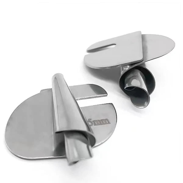 Rolled Hem Presser Foot Stainless Steel Multiple Curl Sizes