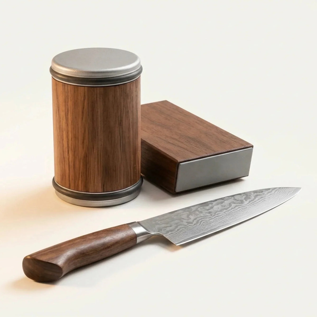 Rolling Knife Sharpener Magnetic 15°/20° Diamond Disc Compact