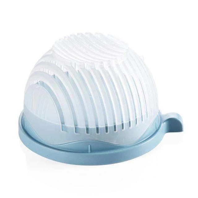 Salad Cutter Bowl Guided Slot System & Safety Cover