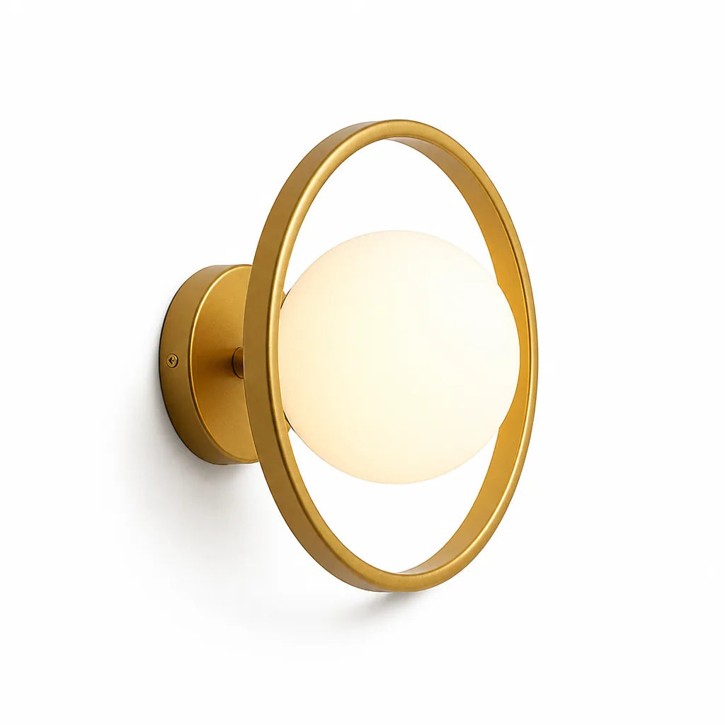 Scandinavian Minimalist Wall Lamp With Integrated LED