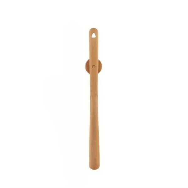 Shoehorn Long Handle Solid Wood Magnetic Wall Mount