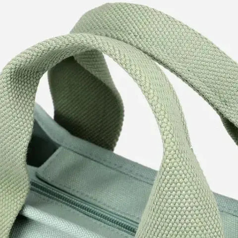 Shoulder Bag Canvas Inner Pockets & Wide Straps