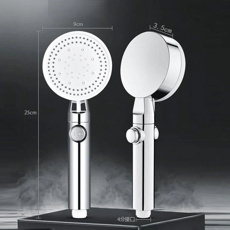 Shower Head High Pressure & 5 Spray Modes Silicone Nozzles