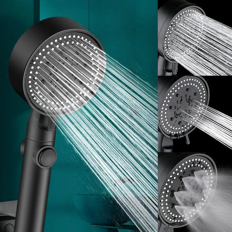 Shower Head High Pressure & 5 Spray Modes Silicone Nozzles