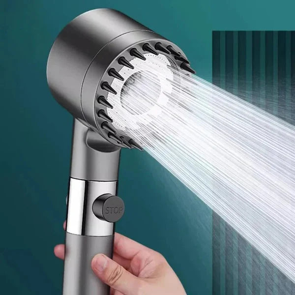 Showerhead High-Pressure Water-Efficient Tool-Free Installation