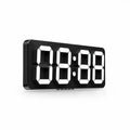 Single-Sided Acrylic 3D LED Display Wall Clock (Home & Office)