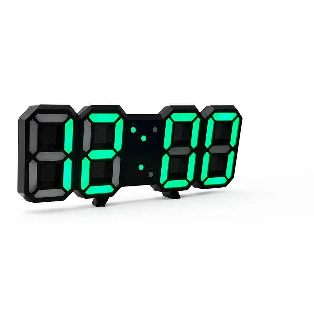 Single-Sided Acrylic 3D LED Display Wall Clock (Home & Office)
