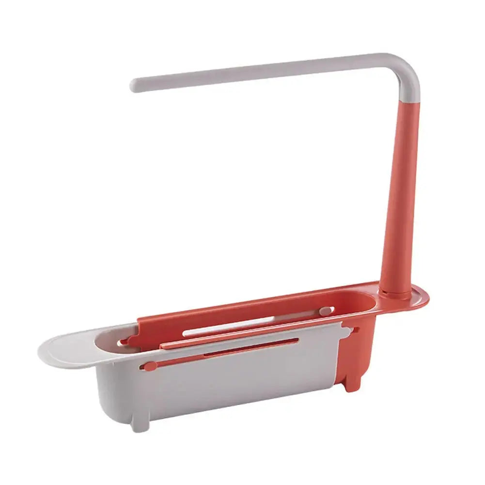 Sink Rack Telescopic Space-Saving Adjustable 12.6 To 17.7 Inches