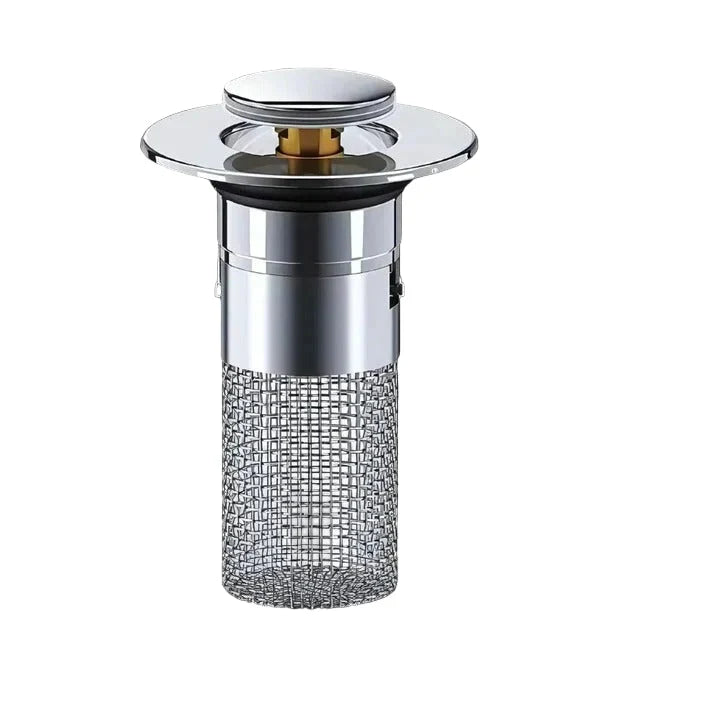 Sink Stopper Pop-Up Airtight Seal & Strainer