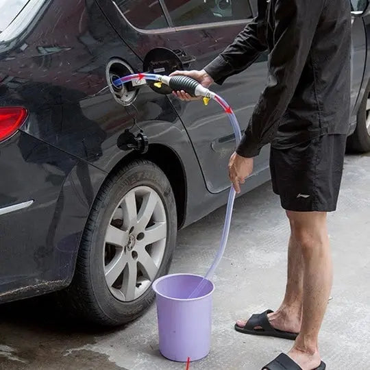 Siphon Pump Bulb-Activated Fuel & Water Transfer