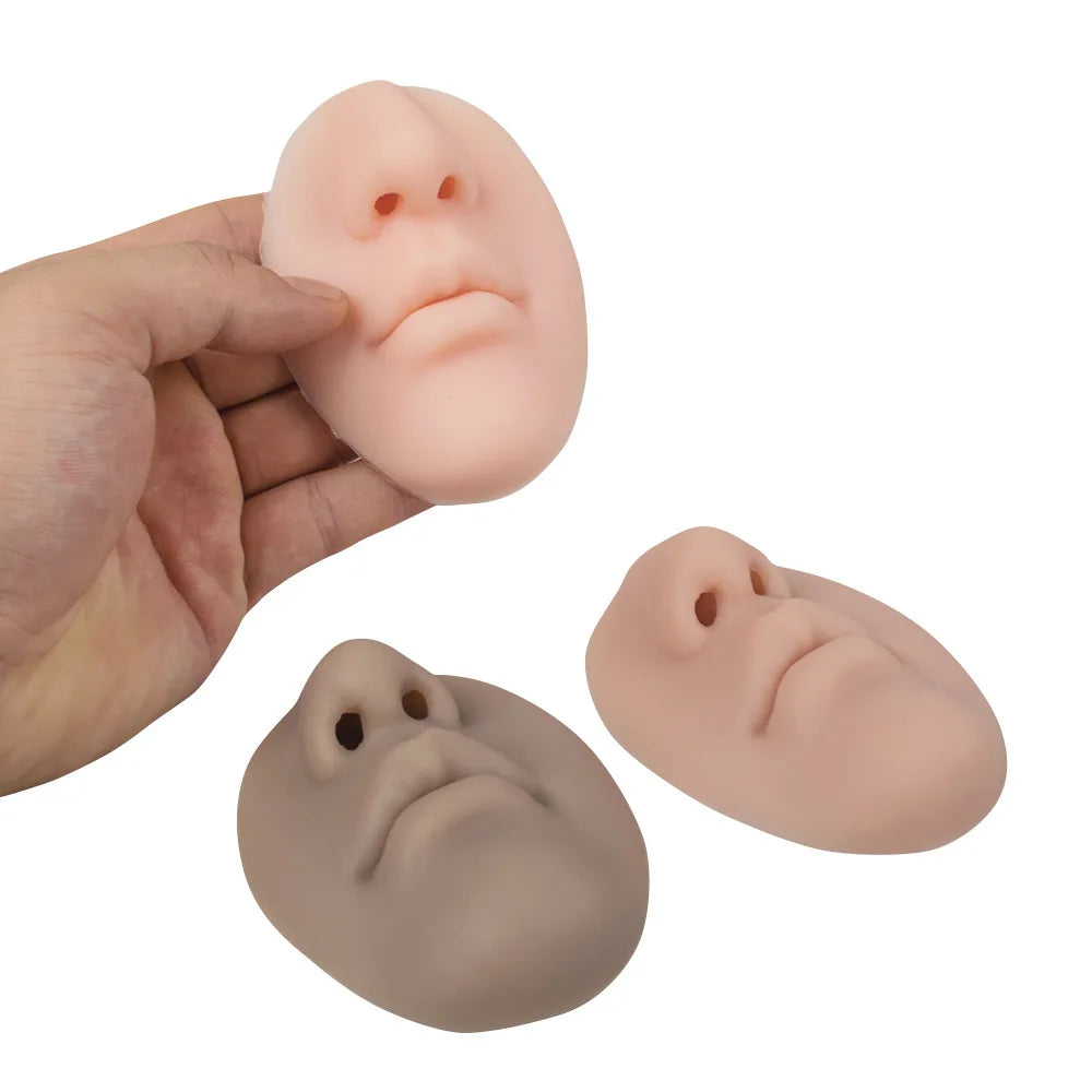 Soap Dispenser Lifelike Nose Soft Silicone & Adhesive Mount