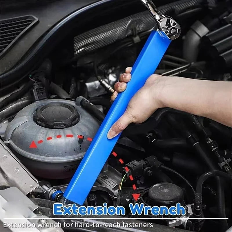 Socket Extension Wrench 15.4 Inch Reach Chain-Driven Torque