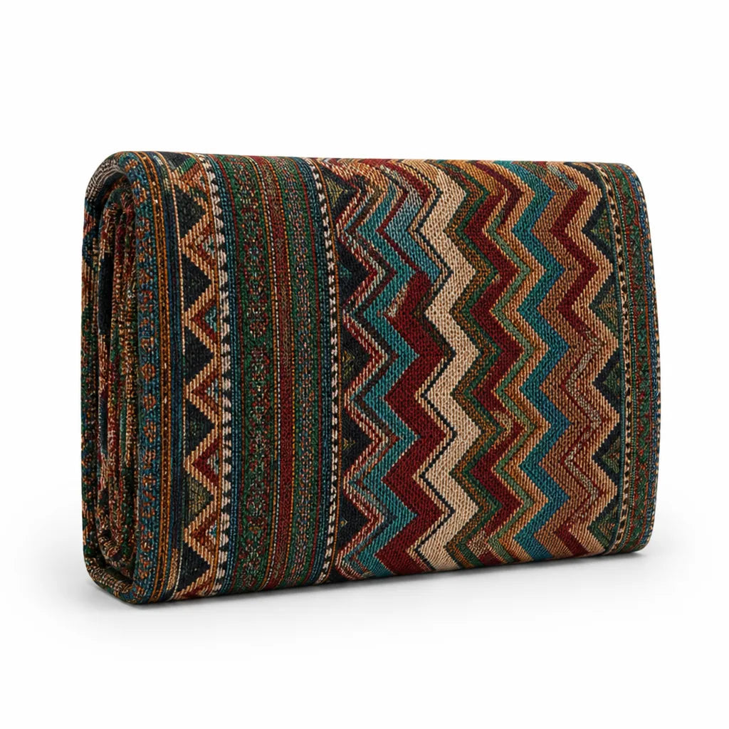 Sofa Cover Boho Striped Chenille Fade-Resistant & Machine Washable