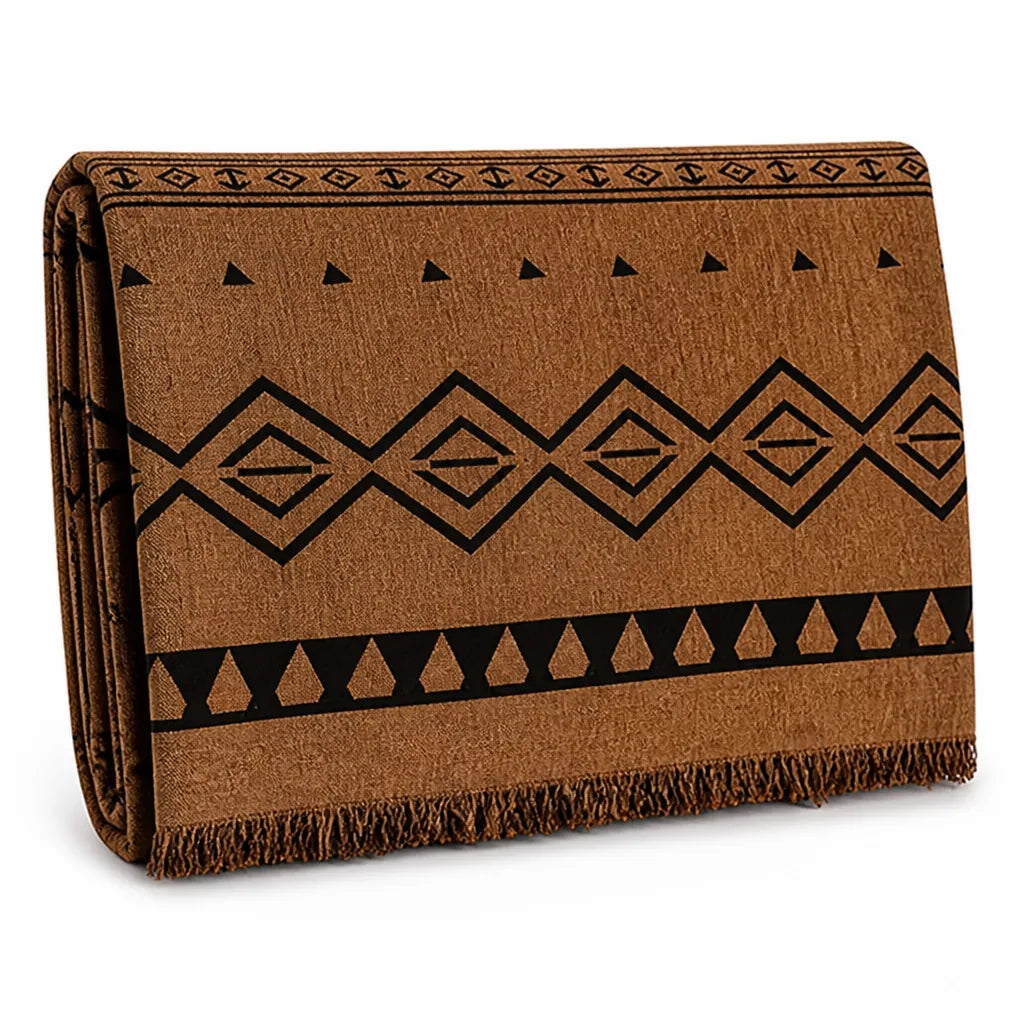 Sofa Cover Tribal Chenille Microfiber Machine Washable
