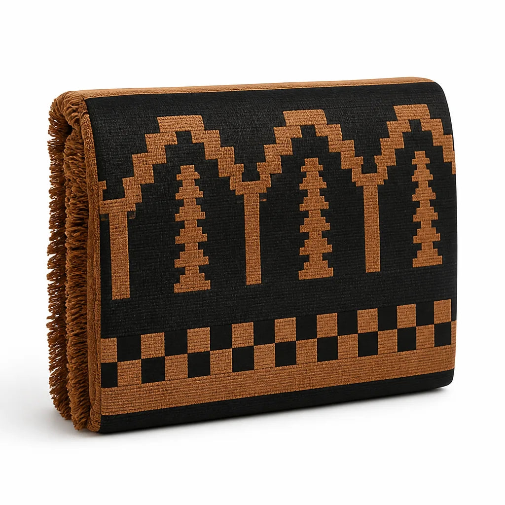 Sofa Cover Tribal Chenille Microfiber Machine Washable